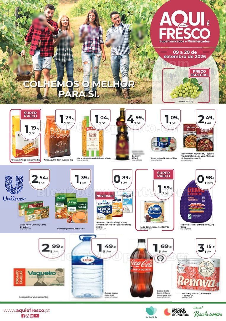 Antevisão Folheto AQUI É FRESCO Promoções de 9 a 20 setembro