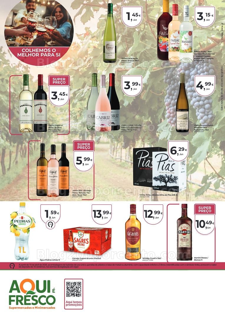 Antevisão Folheto AQUI É FRESCO Promoções de 9 a 20 setembro