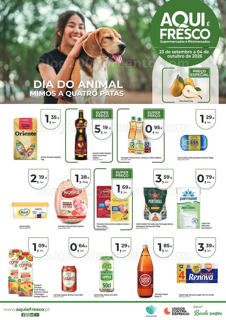 Antevisão Folheto AQUI É FRESCO Promoções de 23 setembro a 4 outubro