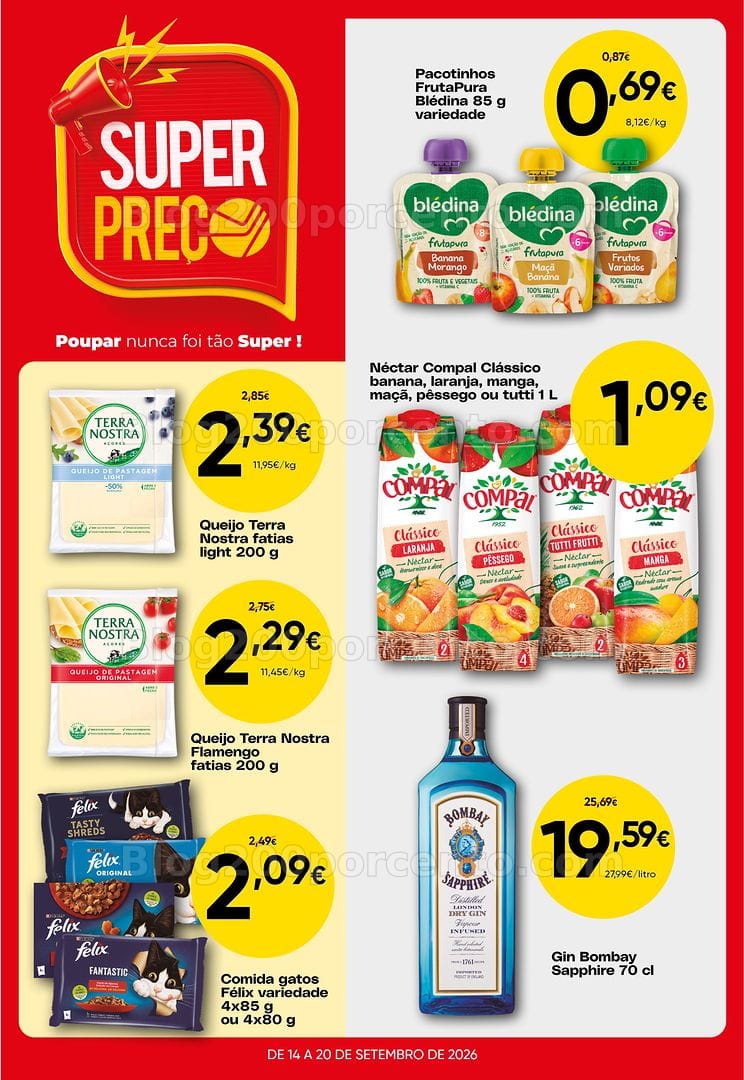 Antevisão Folheto FROIZ Promoções de 14 a 20 setembro