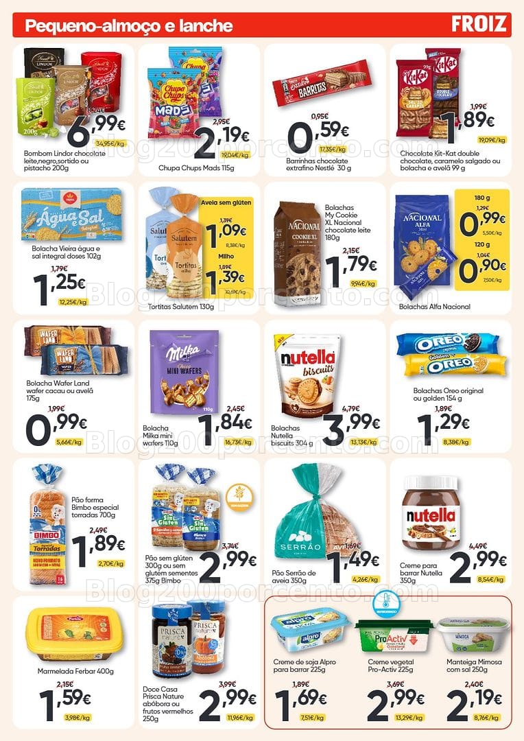 Antevisão Folheto FROIZ Promoções de 16 a 30 setembro