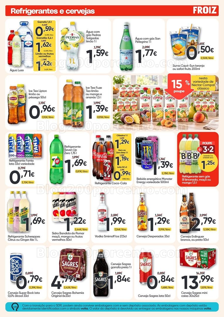 Antevisão Folheto FROIZ Promoções de 16 a 30 setembro