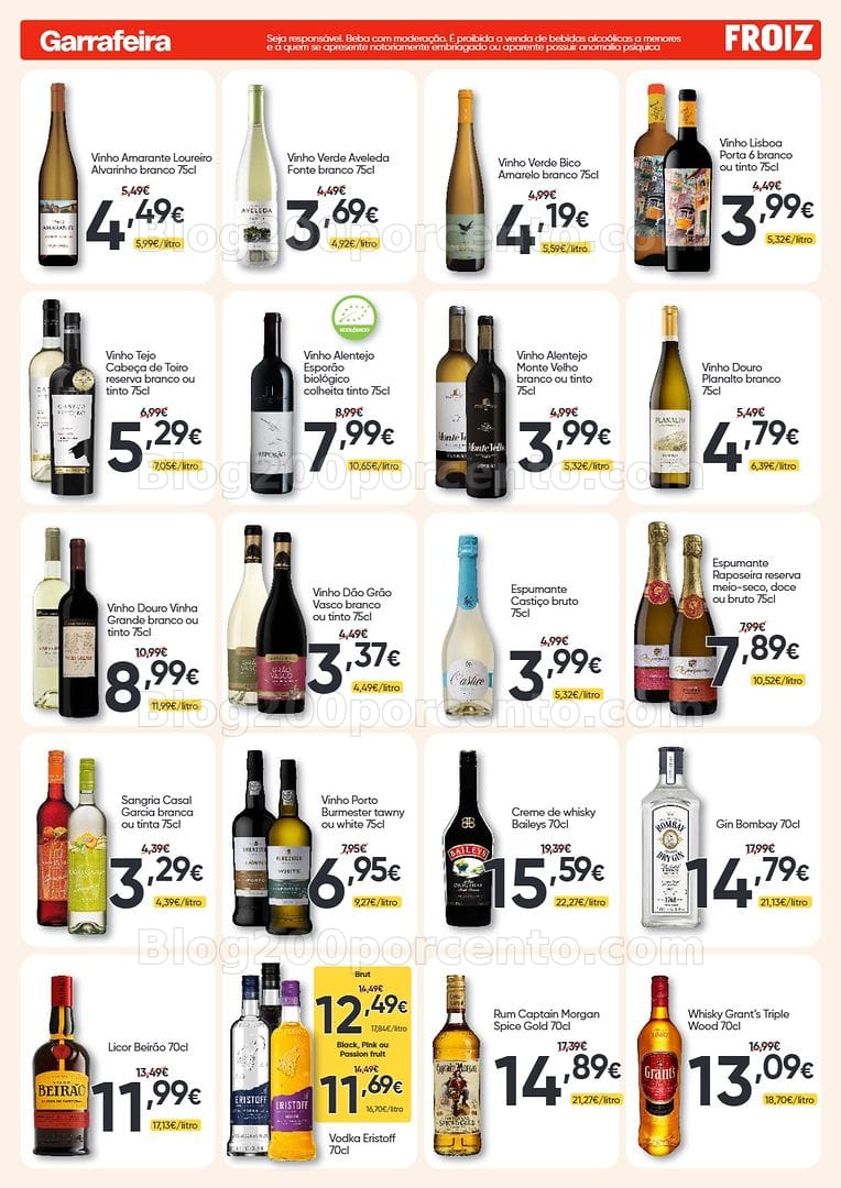 Antevisão Folheto FROIZ Promoções de 16 a 30 setembro