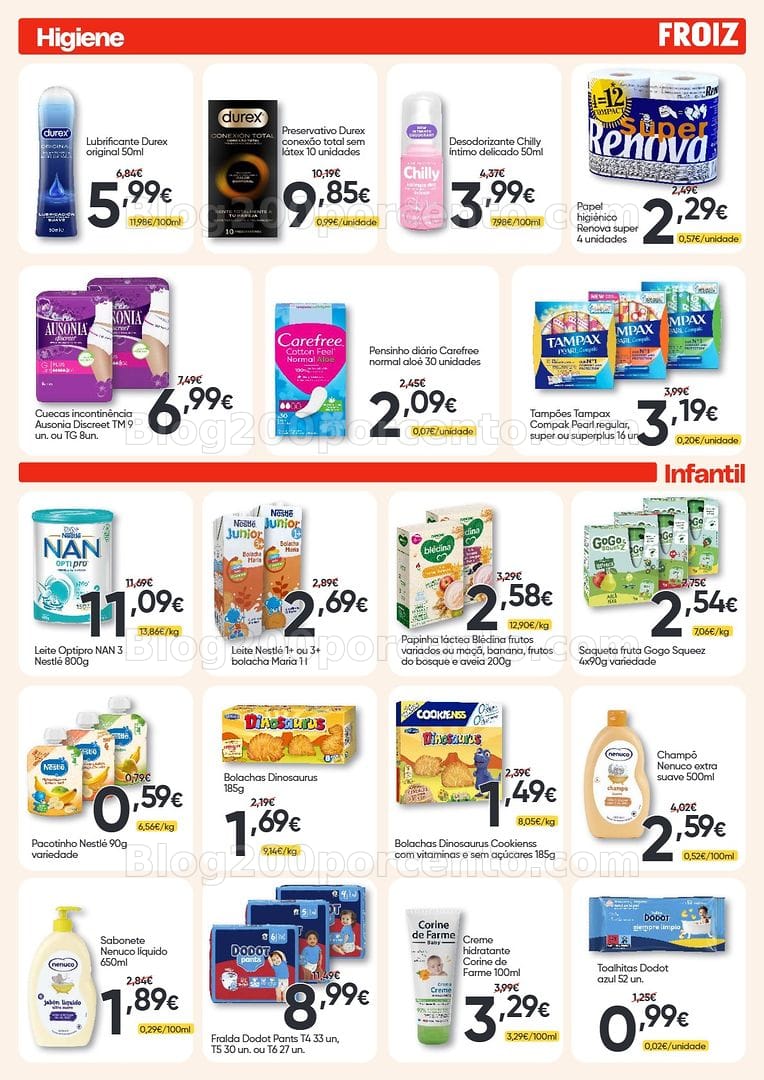 Antevisão Folheto FROIZ Promoções de 16 a 30 setembro