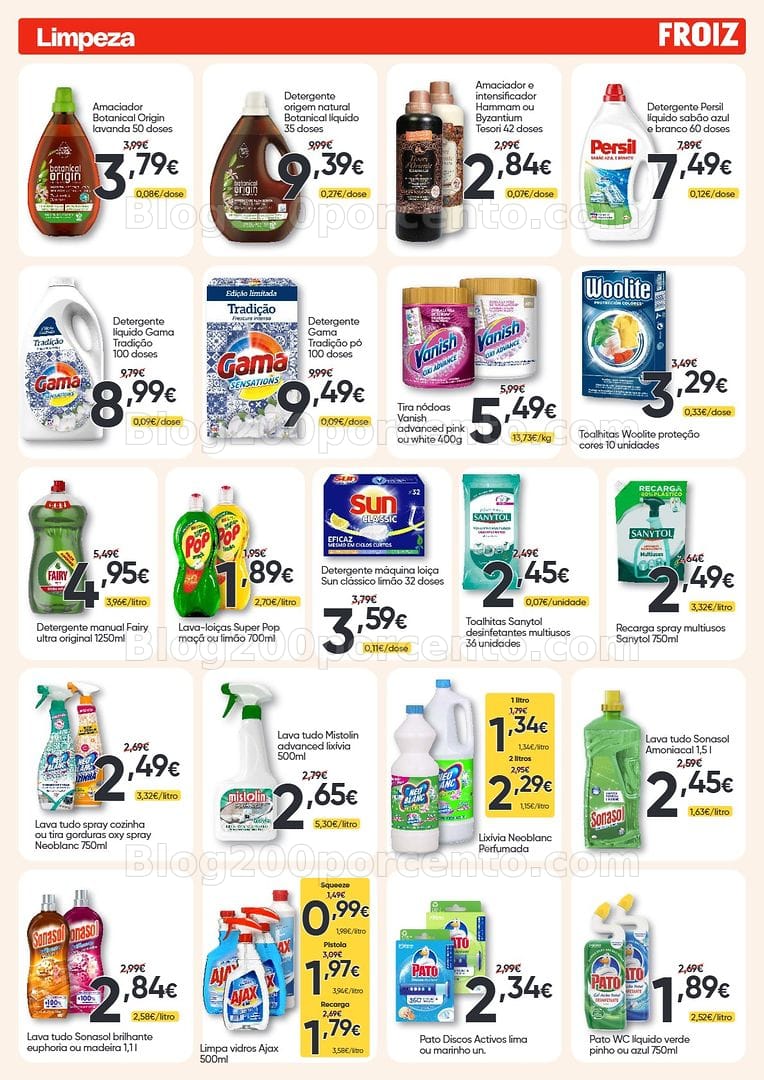 Antevisão Folheto FROIZ Promoções de 16 a 30 setembro