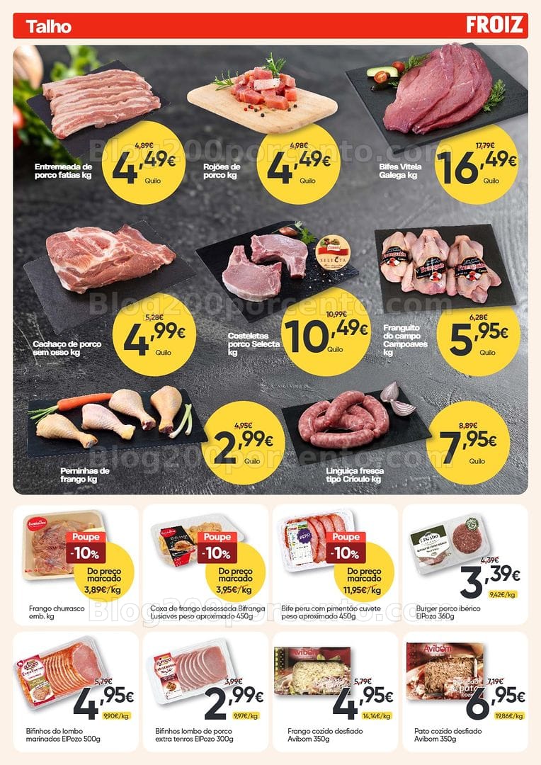 Antevisão Folheto FROIZ Promoções de 16 a 30 setembro