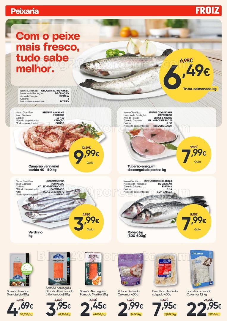 Antevisão Folheto FROIZ Promoções de 16 a 30 setembro