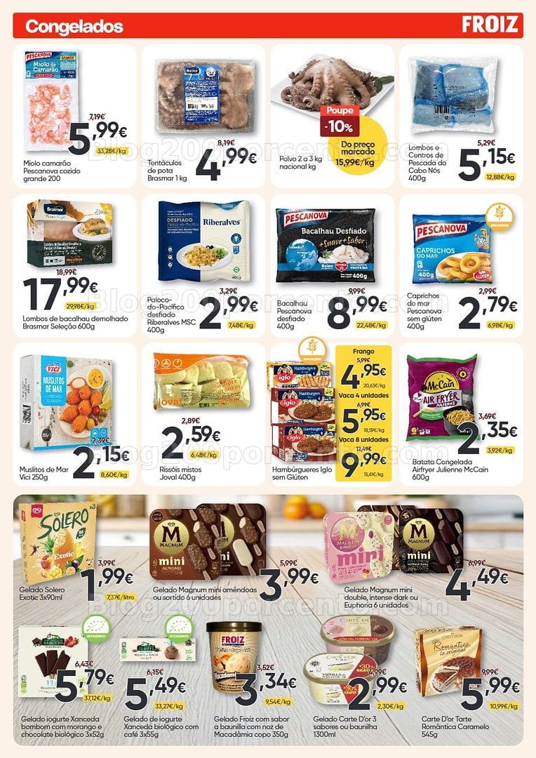Antevisão Folheto FROIZ Promoções de 16 a 30 setembro