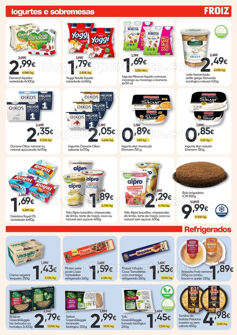 Antevisão Folheto FROIZ Promoções de 16 a 30 setembro