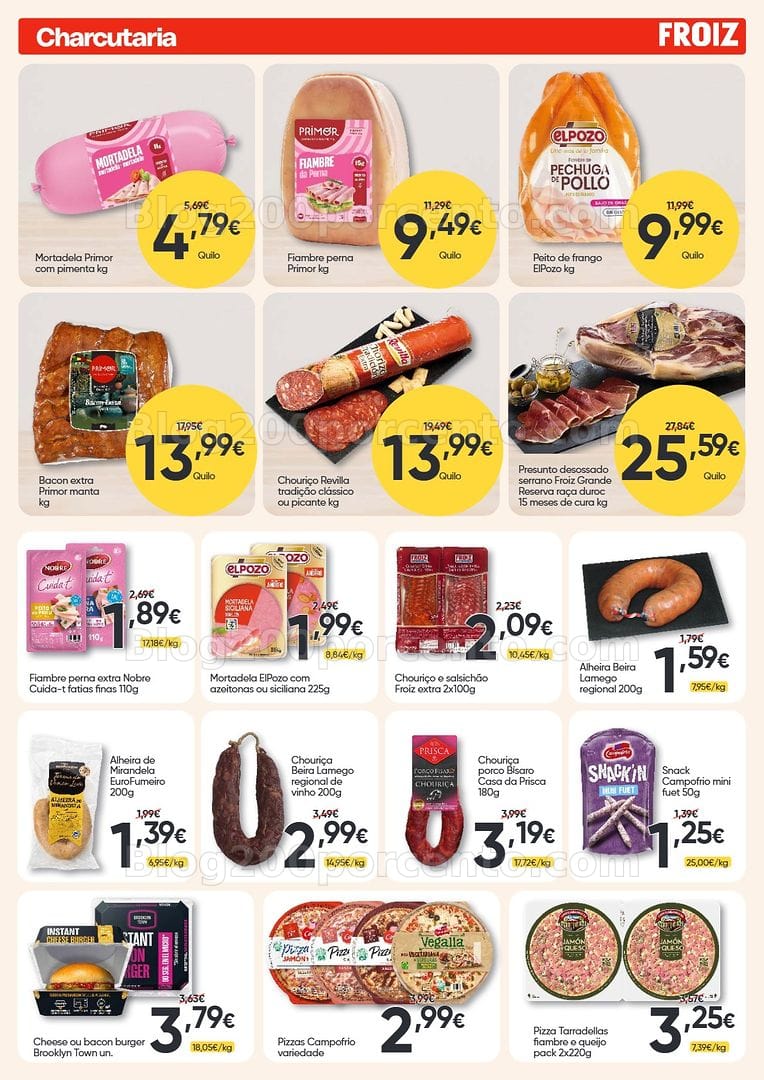 Antevisão Folheto FROIZ Promoções de 16 a 30 setembro