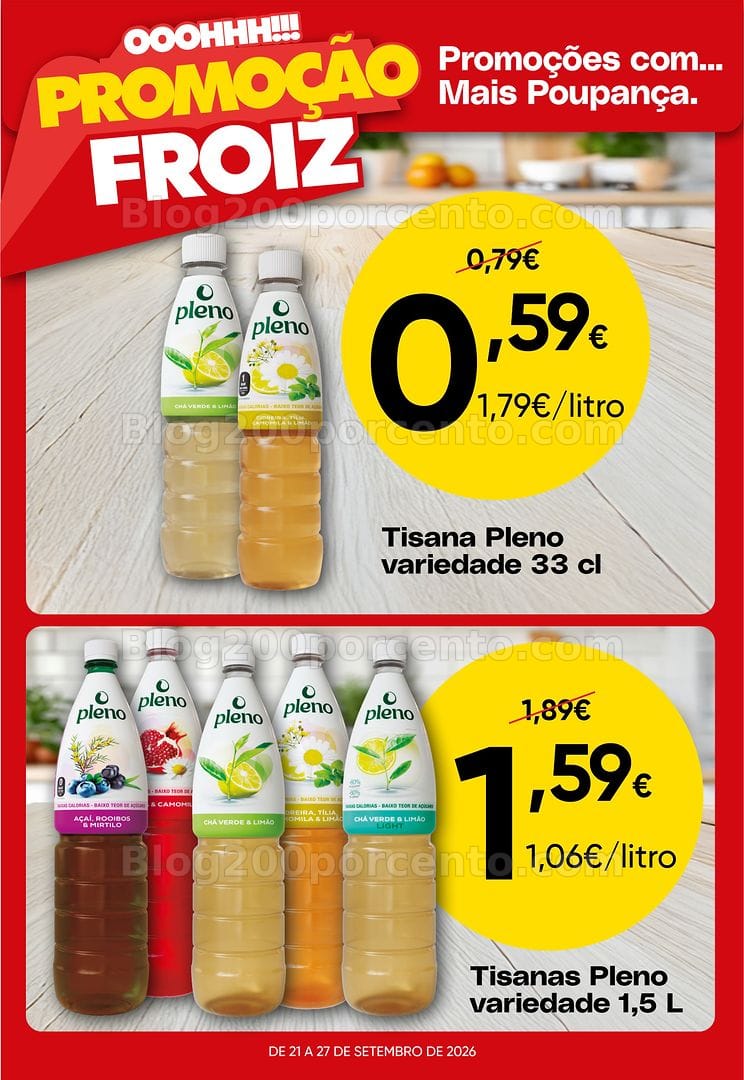 Antevisão Folheto FROIZ Promoções de 21 a 27 setembro