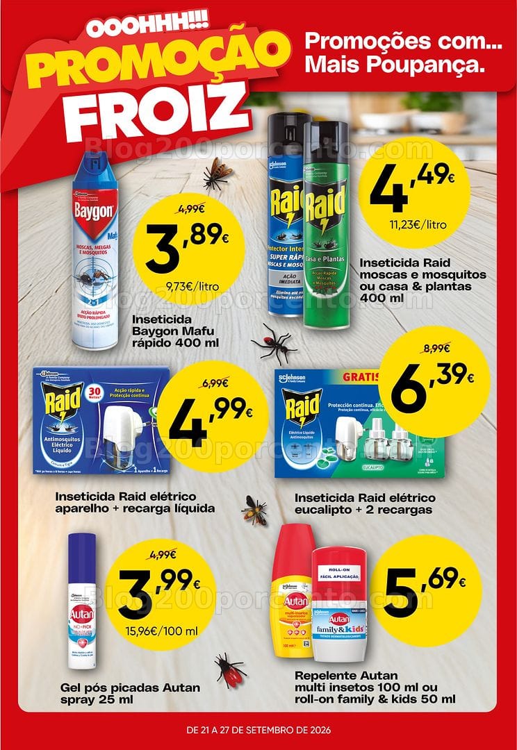 Antevisão Folheto FROIZ Promoções de 21 a 27 setembro