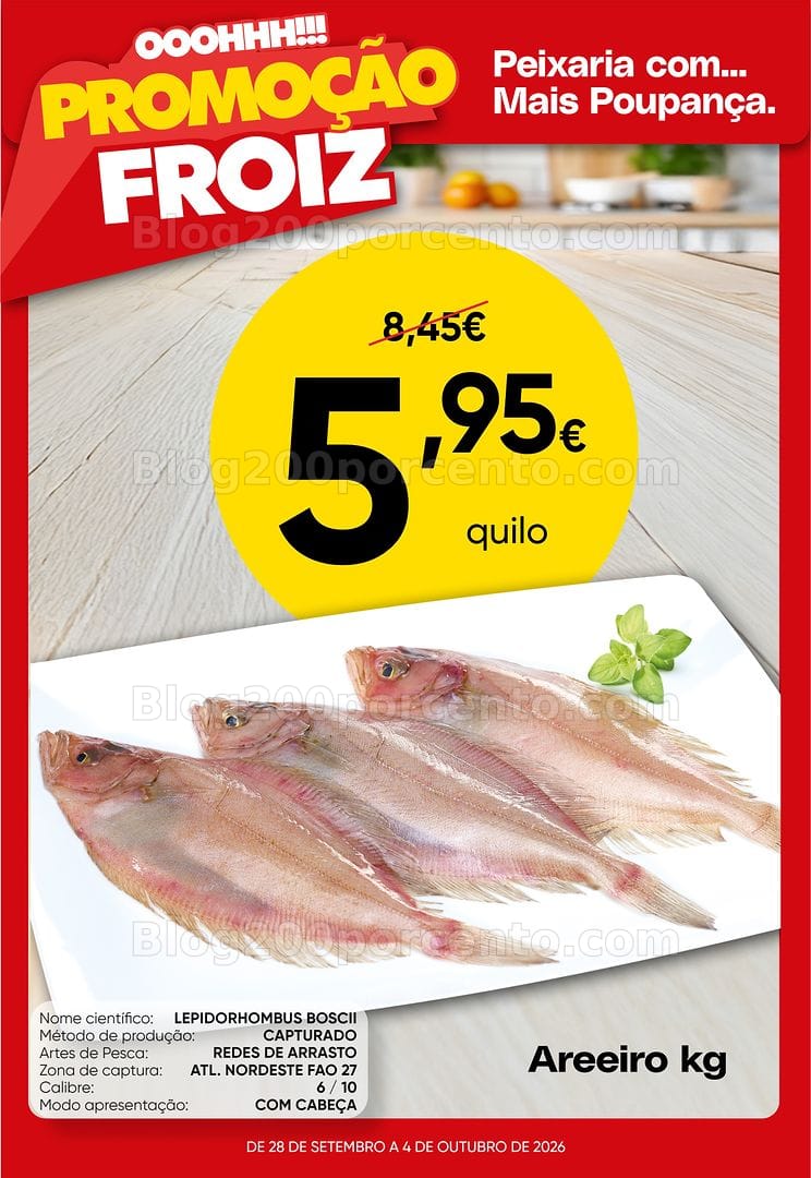 Antevisão Folheto FROIZ Promoções de 28 setembro a 4 outubro