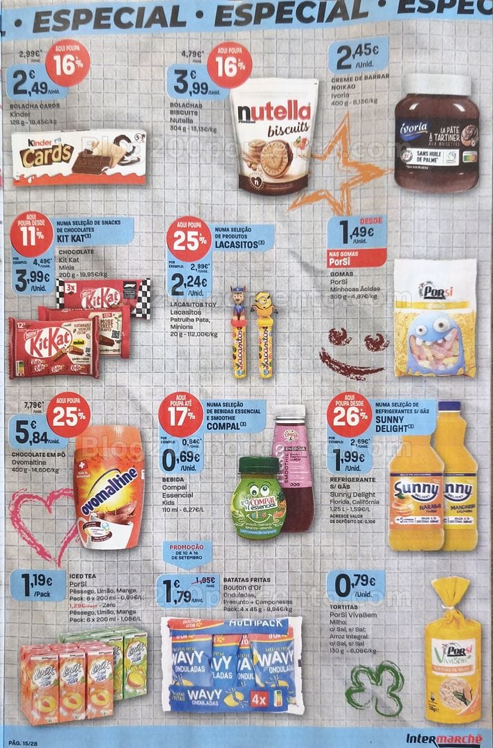 Antevisão Folheto INTERMARCHÉ Promoções de 10 a 16 setembro