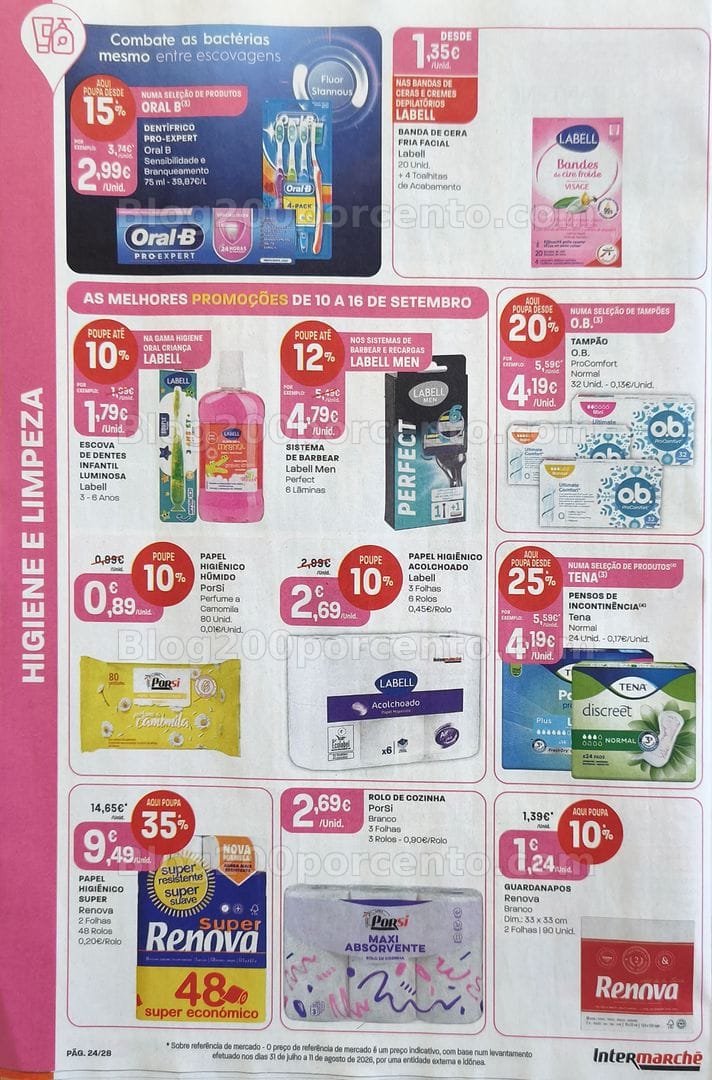 Antevisão Folheto INTERMARCHÉ Promoções de 10 a 16 setembro
