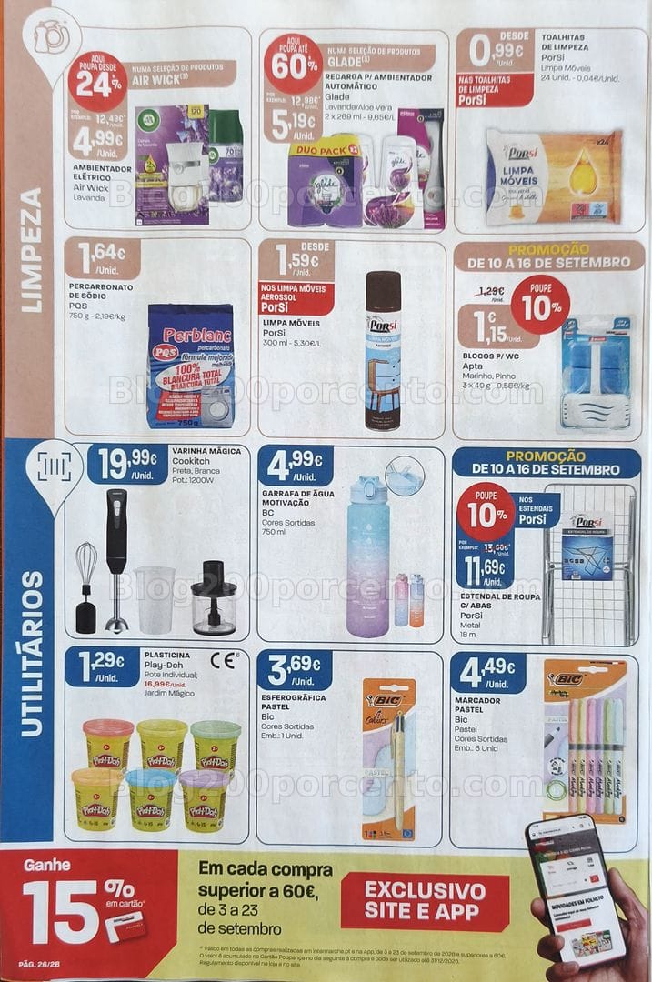 Antevisão Folheto INTERMARCHÉ Promoções de 10 a 16 setembro