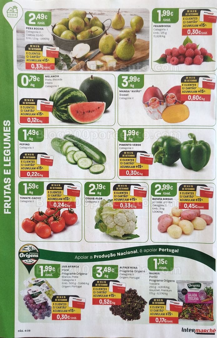 Antevisão Folheto INTERMARCHÉ Promoções de 10 a 16 setembro