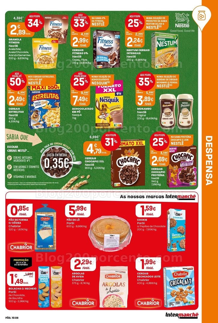 Antevisão Folheto INTERMARCHÉ Contact Promoções de 17 a 23 setembro