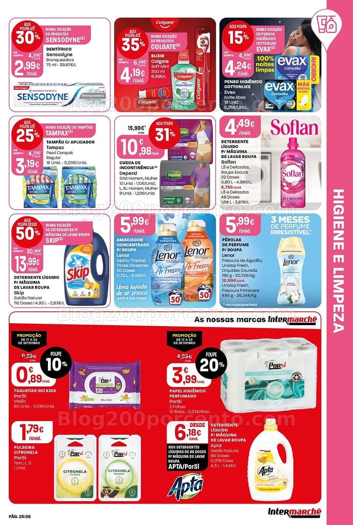 Antevisão Folheto INTERMARCHÉ Contact Promoções de 17 a 23 setembro