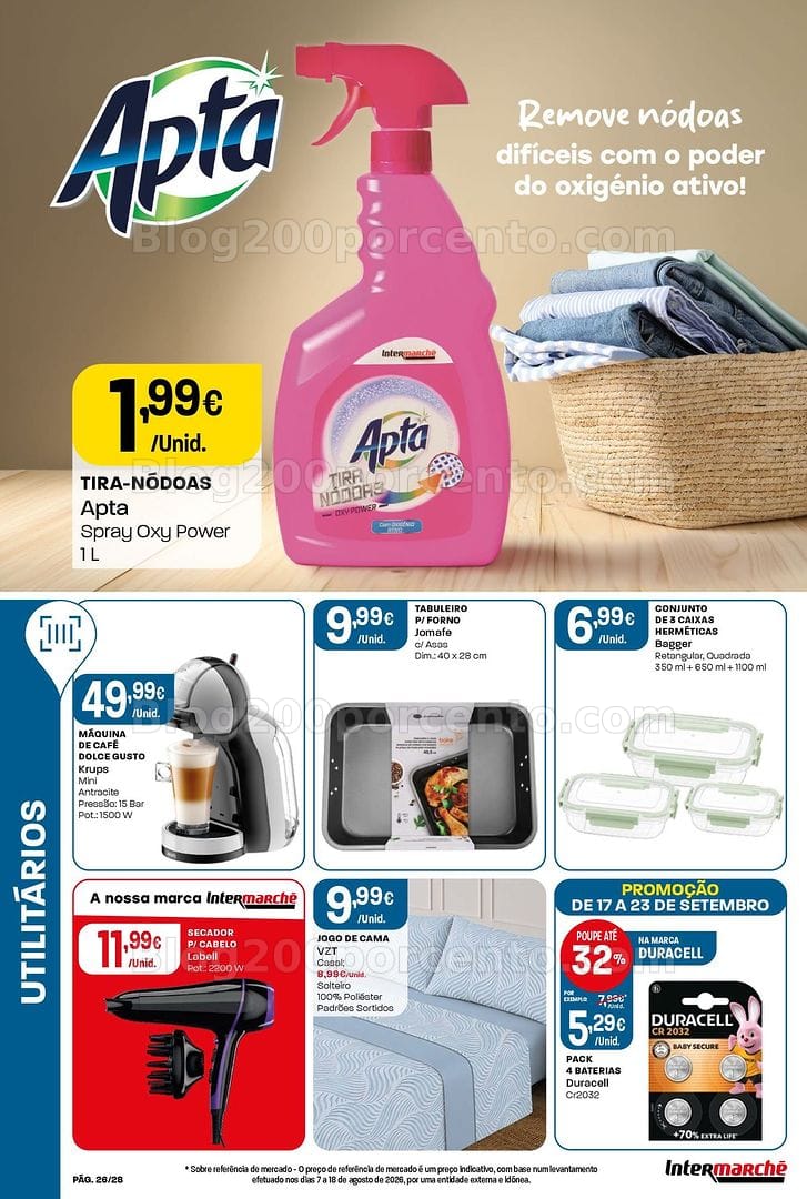 Antevisão Folheto INTERMARCHÉ Contact Promoções de 17 a 23 setembro