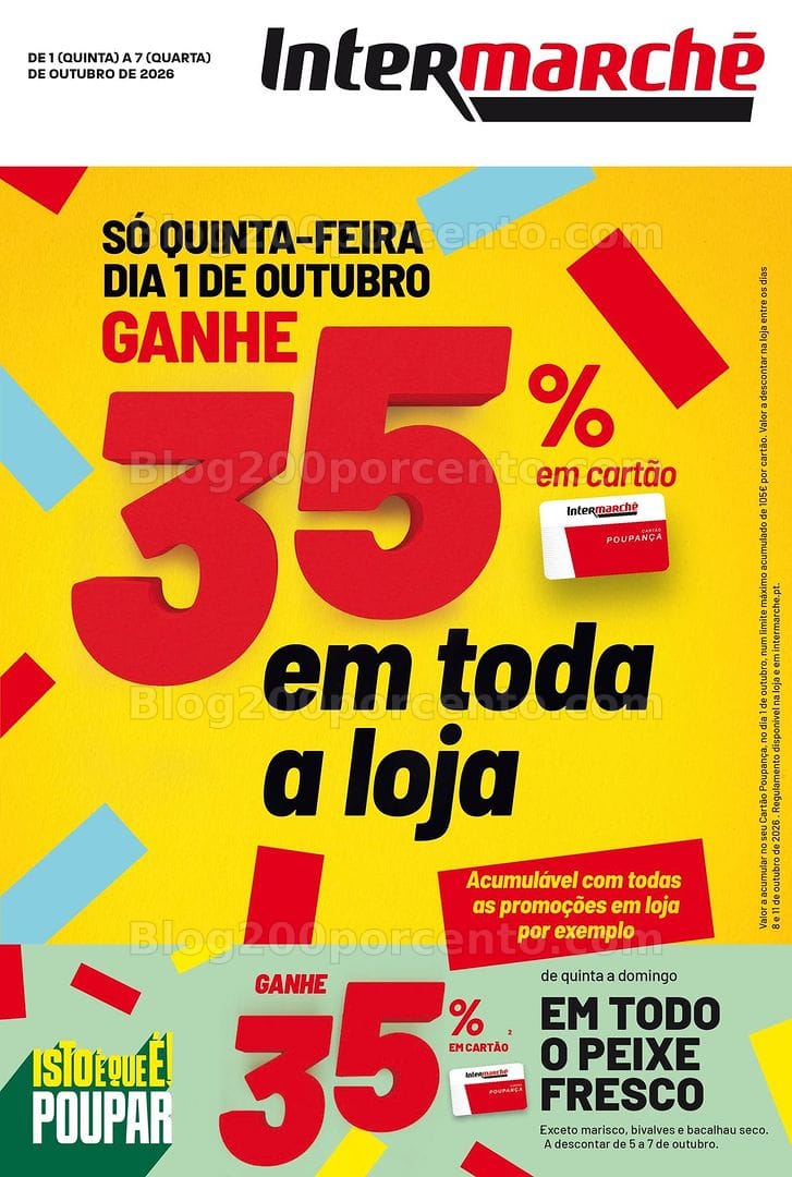 Antevisão Folheto INTERMARCHÉ Contact Promoções de 1 a 7 outubro