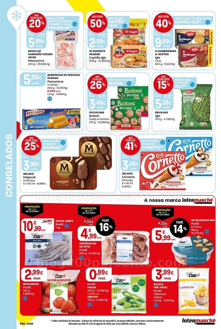 Antevisão Folheto INTERMARCHÉ Contact Promoções de 1 a 7 outubro