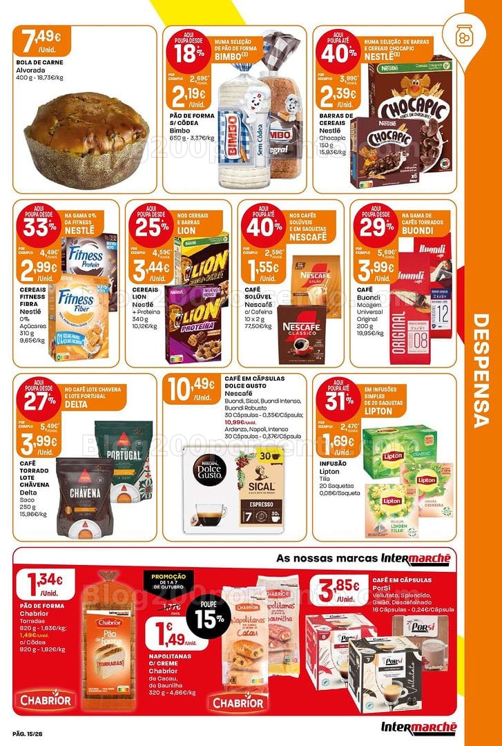 Antevisão Folheto INTERMARCHÉ Contact Promoções de 1 a 7 outubro