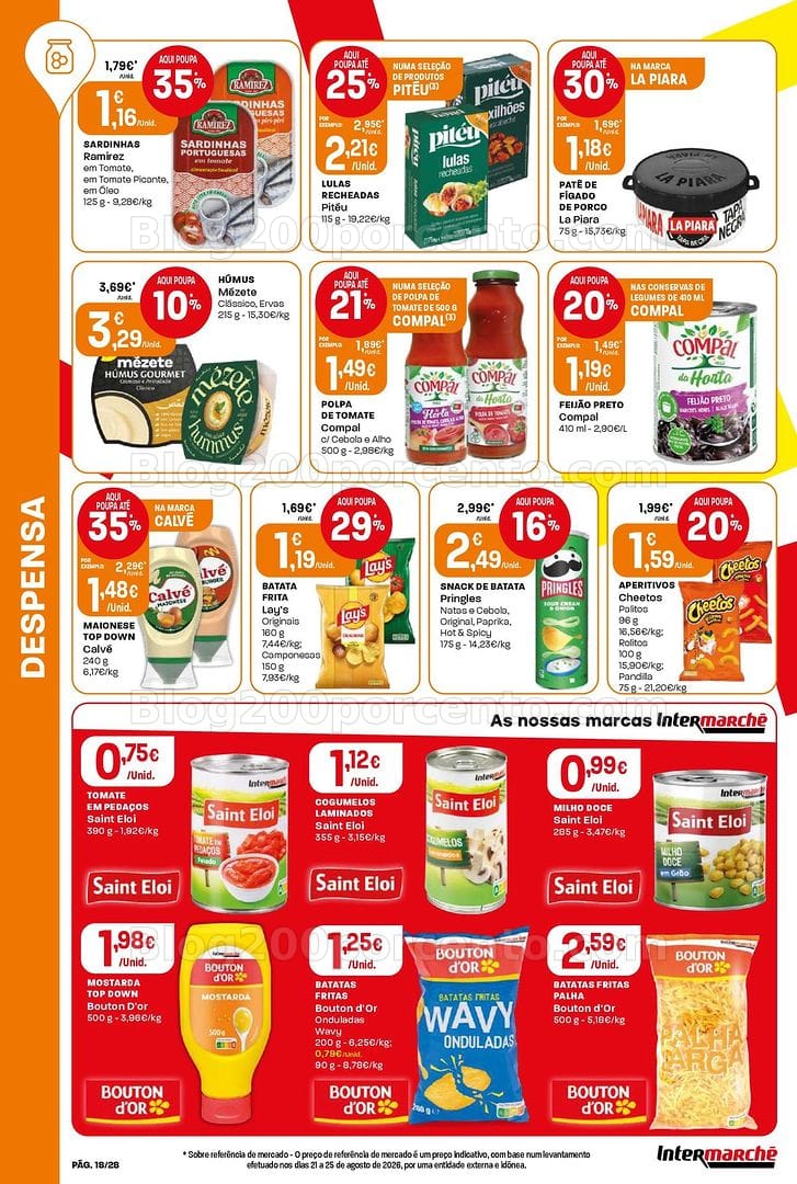 Antevisão Folheto INTERMARCHÉ Contact Promoções de 1 a 7 outubro