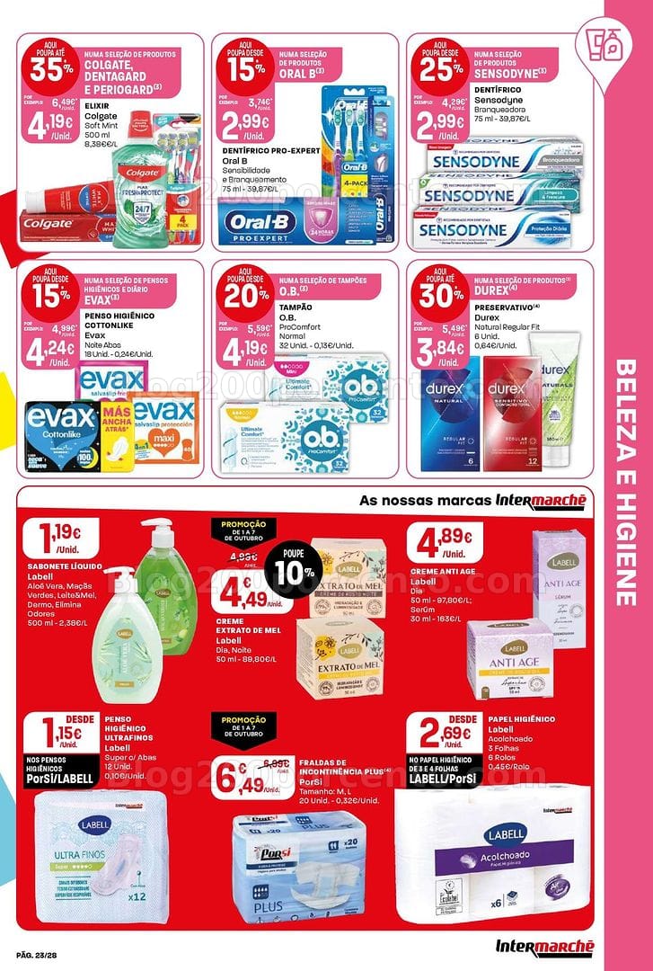 Antevisão Folheto INTERMARCHÉ Contact Promoções de 1 a 7 outubro