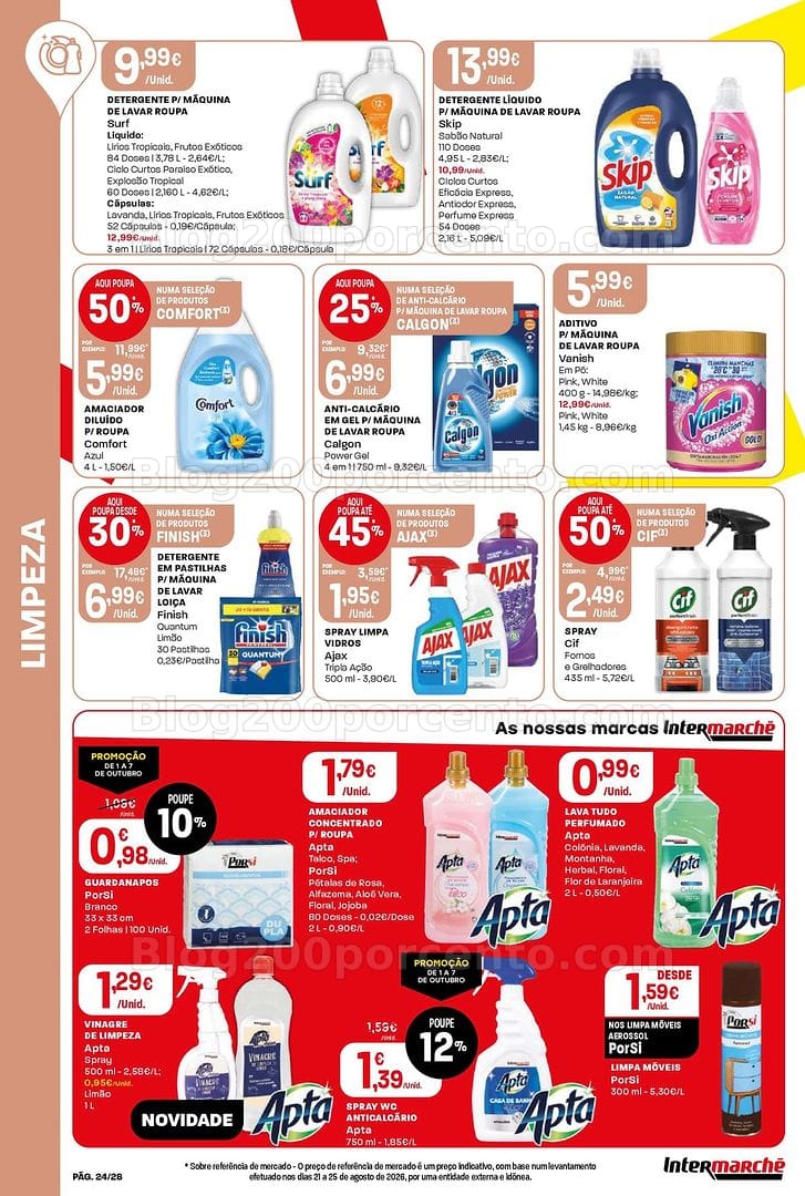 Antevisão Folheto INTERMARCHÉ Contact Promoções de 1 a 7 outubro