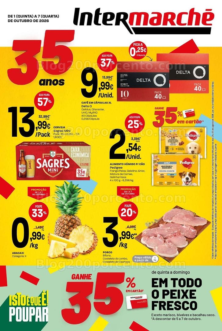 Antevisão Folheto INTERMARCHÉ Contact Promoções de 1 a 7 outubro