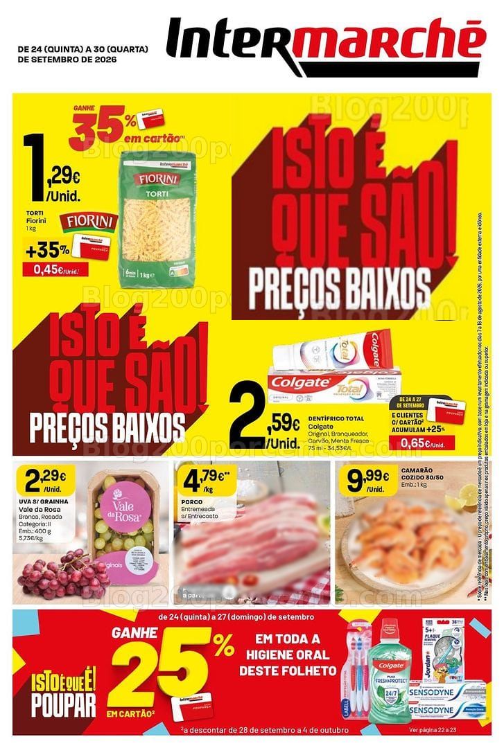 Antevisão Folheto INTERMARCHÉ Contact Promoções de 24 a 30 setembro
