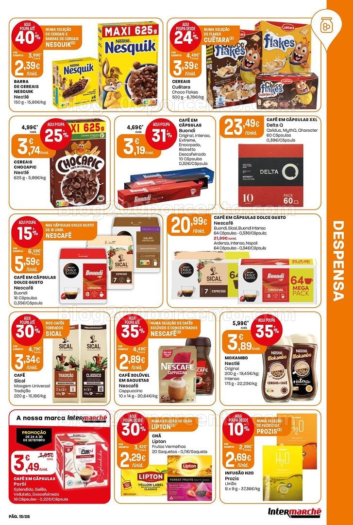 Antevisão Folheto INTERMARCHÉ Contact Promoções de 24 a 30 setembro