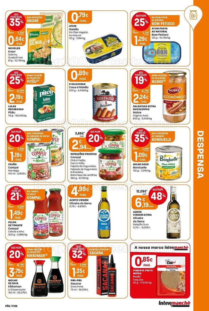 Antevisão Folheto INTERMARCHÉ Contact Promoções de 24 a 30 setembro