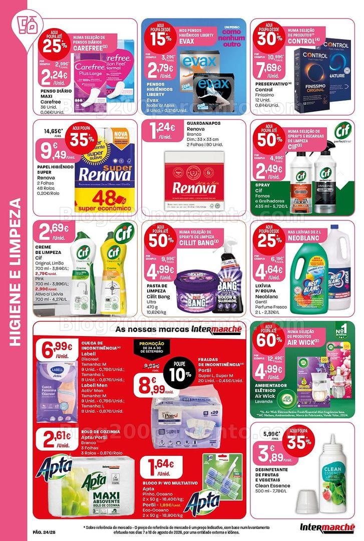Antevisão Folheto INTERMARCHÉ Contact Promoções de 24 a 30 setembro