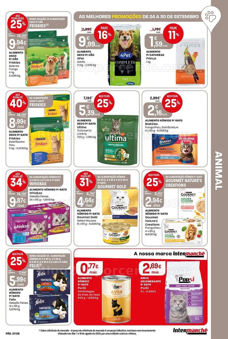 Antevisão Folheto INTERMARCHÉ Contact Promoções de 24 a 30 setembro