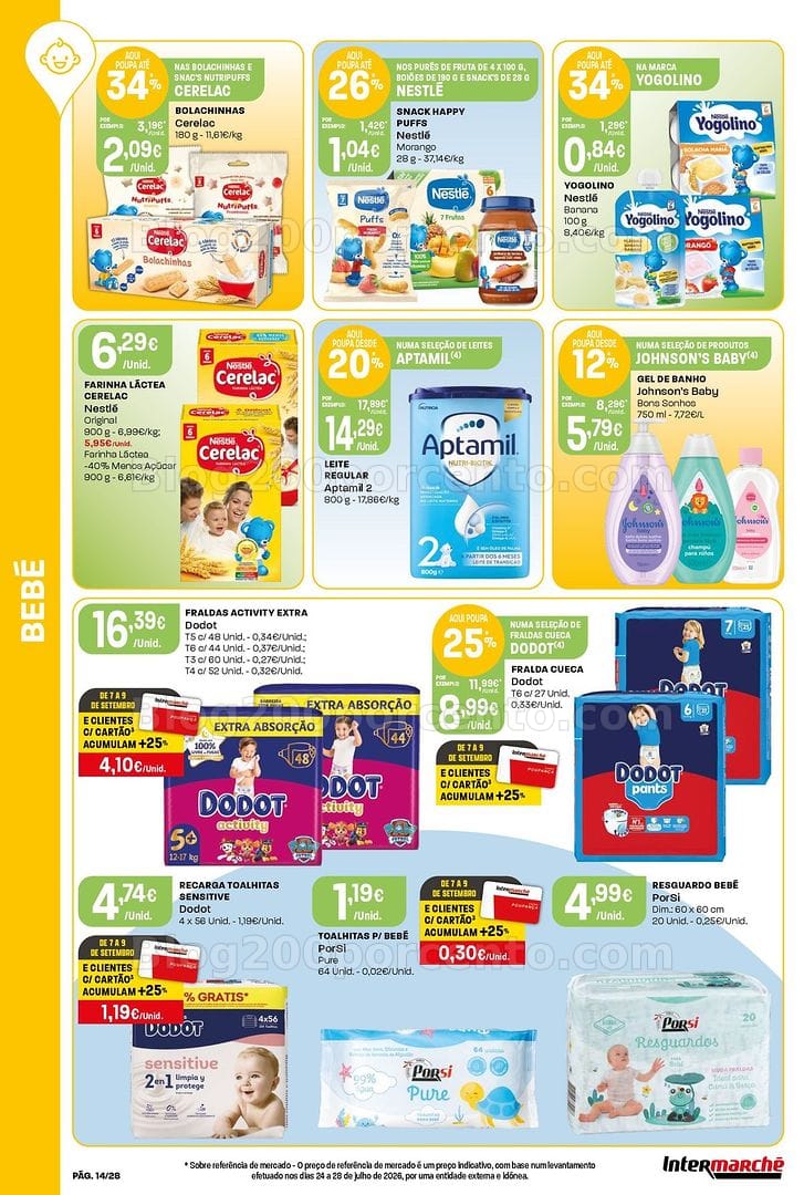Antevisão Folheto INTERMARCHÉ Contact Promoções de 3 a 9 setembro