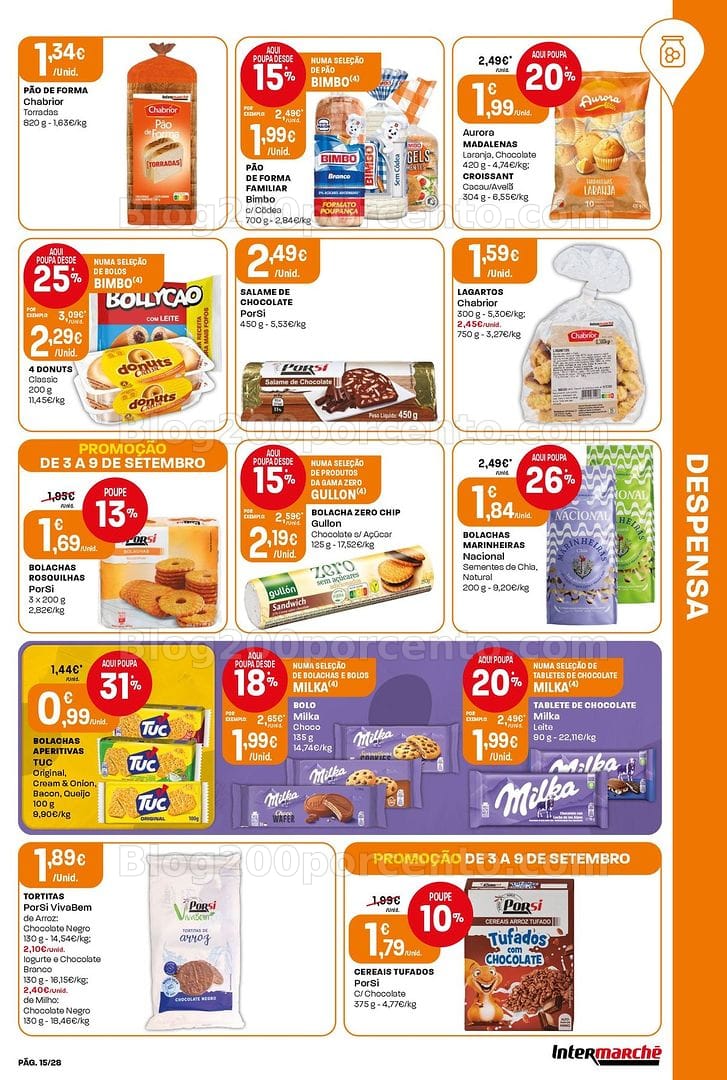 Antevisão Folheto INTERMARCHÉ Contact Promoções de 3 a 9 setembro