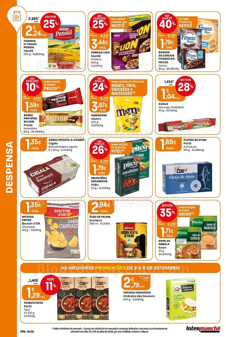 Antevisão Folheto INTERMARCHÉ Contact Promoções de 3 a 9 setembro