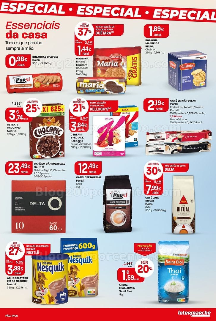 Antevisão Folheto INTERMARCHÉ Contact Promoções de 3 a 9 setembro