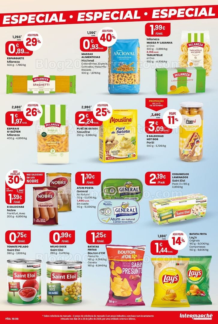 Antevisão Folheto INTERMARCHÉ Contact Promoções de 3 a 9 setembro