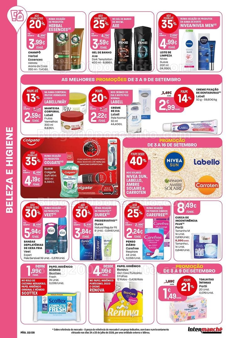 Antevisão Folheto INTERMARCHÉ Contact Promoções de 3 a 9 setembro