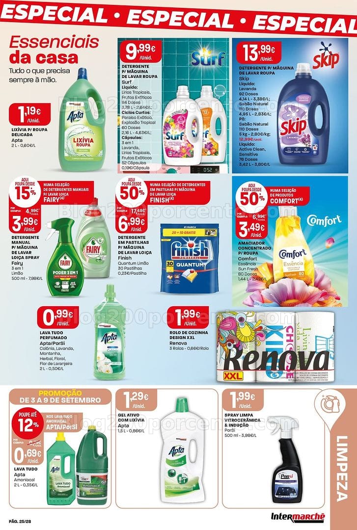 Antevisão Folheto INTERMARCHÉ Contact Promoções de 3 a 9 setembro