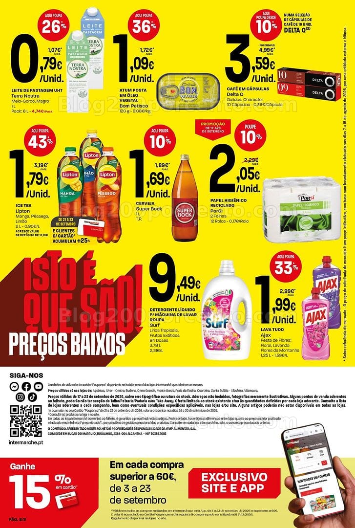 Antevisão Folheto INTERMARCHÉ Mini Promoções de 17 a 23 setembro