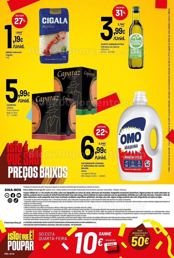 Antevisão Folheto INTERMARCHÉ Mini Promoções de 1 a 7 outubro