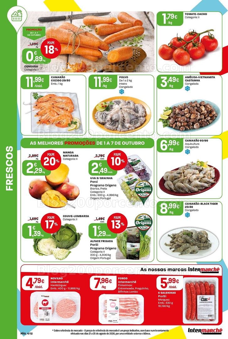 Antevisão Folheto INTERMARCHÉ Mini Promoções de 1 a 7 outubro