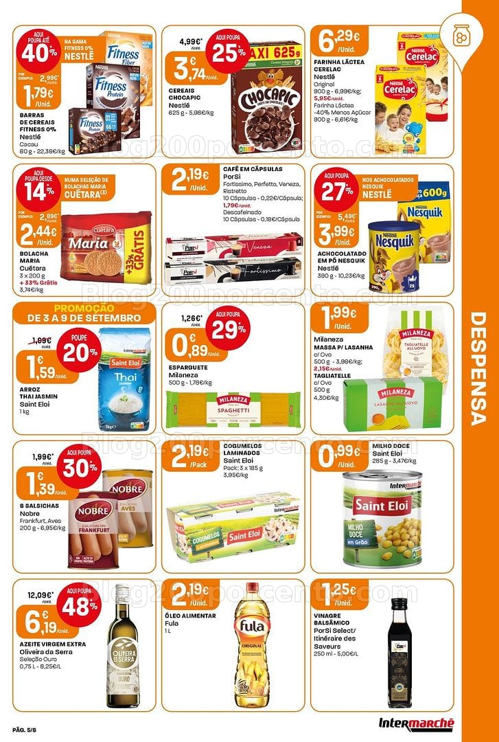 Antevisão Folheto INTERMARCHÉ Lojas Mini Promoções de 3 a 9 setembro
