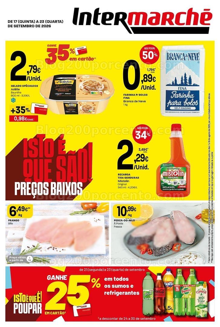 Antevisão Folheto INTERMARCHÉ Super Promoções de 17 a 23 setembro
