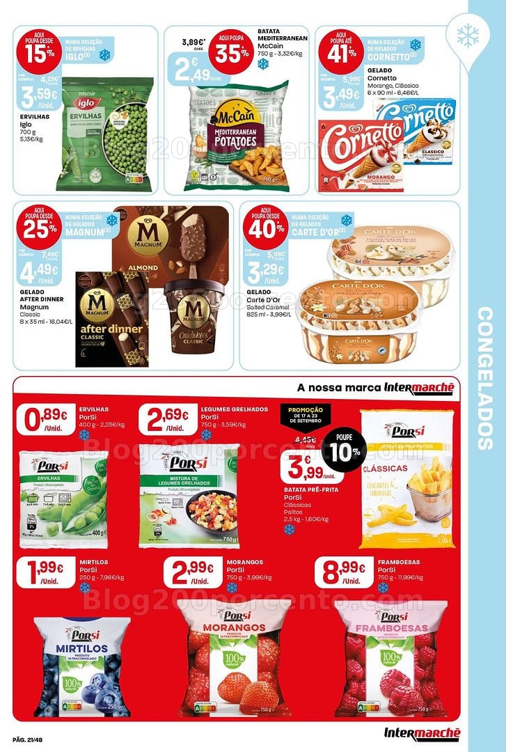 Antevisão Folheto INTERMARCHÉ Super Promoções de 17 a 23 setembro
