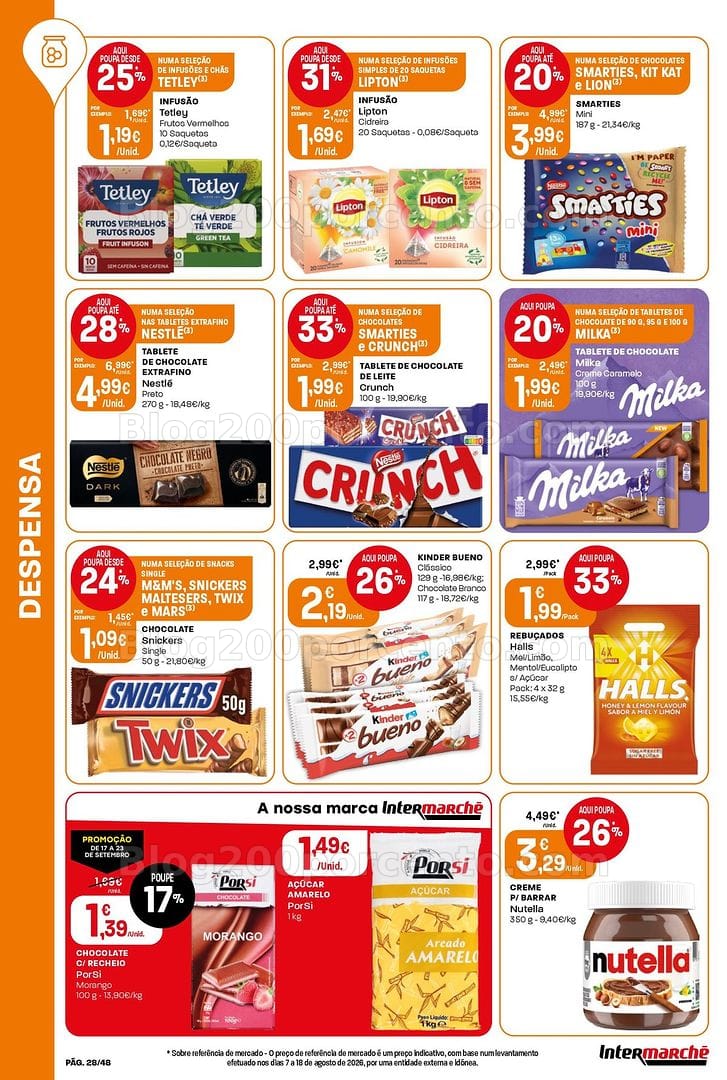 Antevisão Folheto INTERMARCHÉ Super Promoções de 17 a 23 setembro